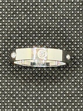 Silver Satellite CZ Ring